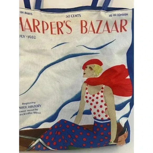 Estee Lauder HARPER'S BAZAAR Shopper Tote Bag - Picture 2 of 8